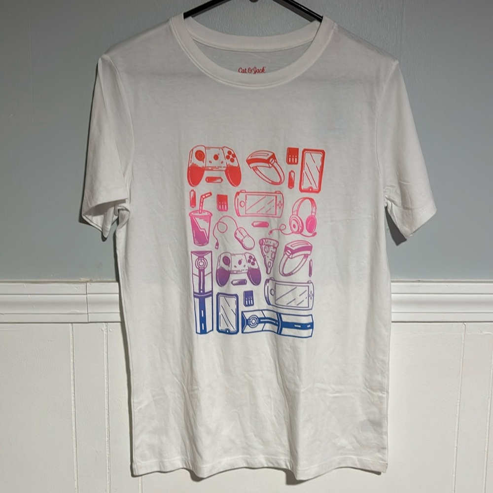 5 for $20! Cat and Jack Youth Size XXL 18 Gamer Tee